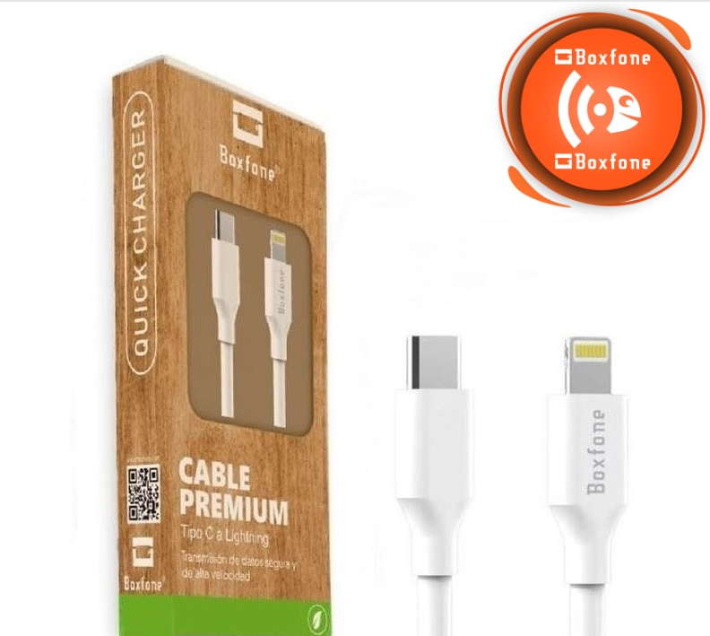 Cable de carga rápida Lightning – Tipo C para iPhone (1metro)
