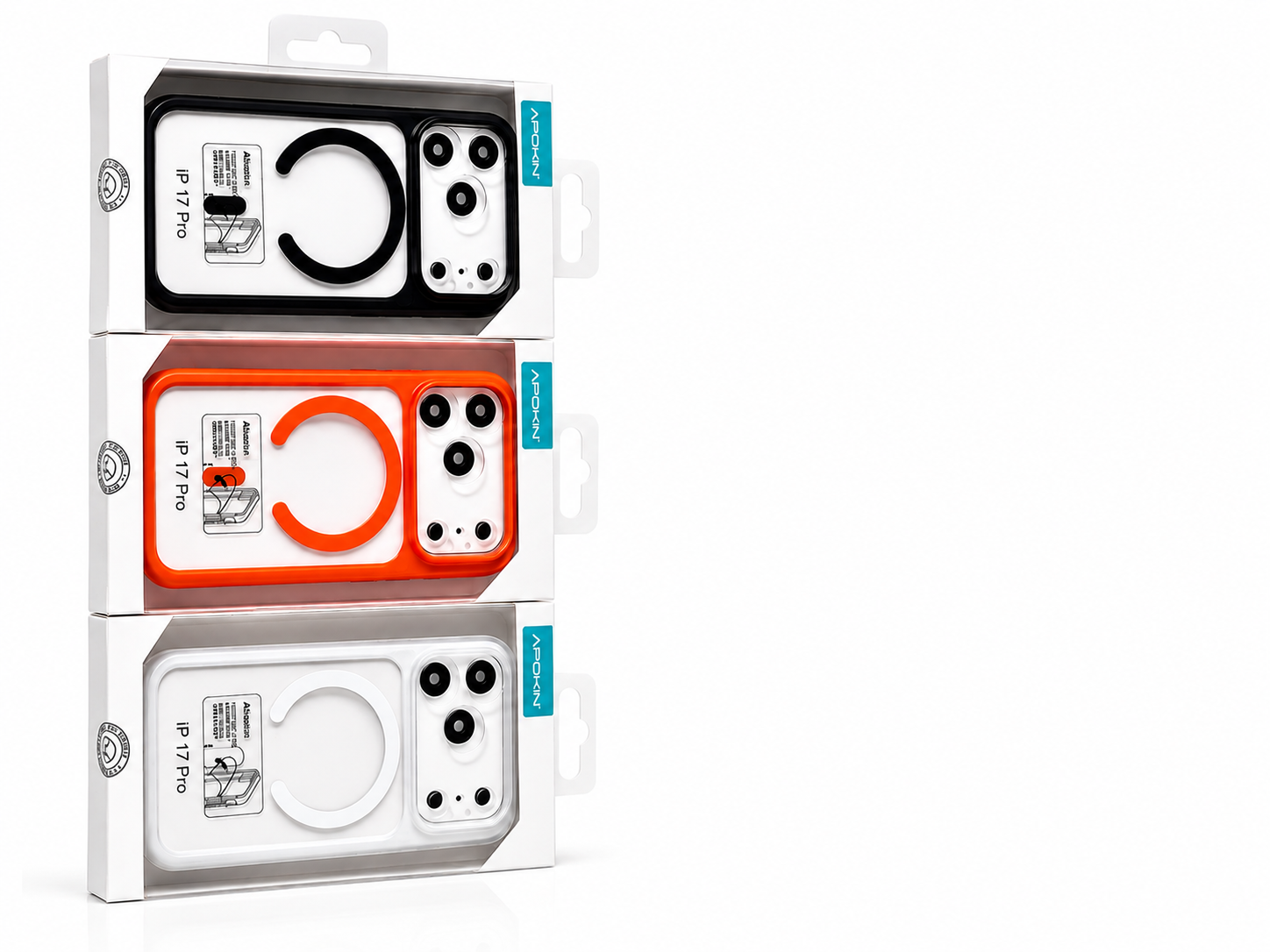 Funda Magnética APOKIN para iPhone 17 Pro Compatible con MagSafe