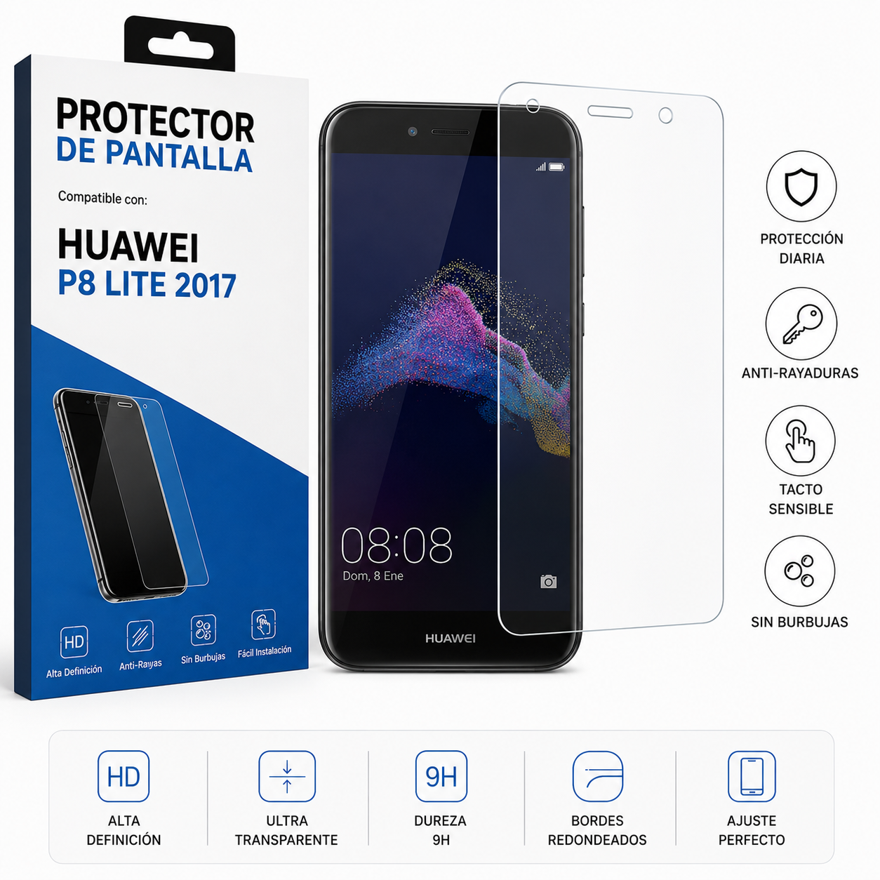 Protector Huawei P8 Lite 2017