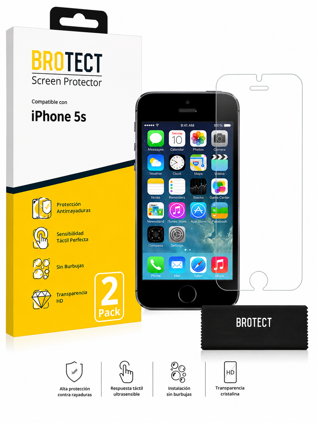 Protector de pantalla iPhone 5s