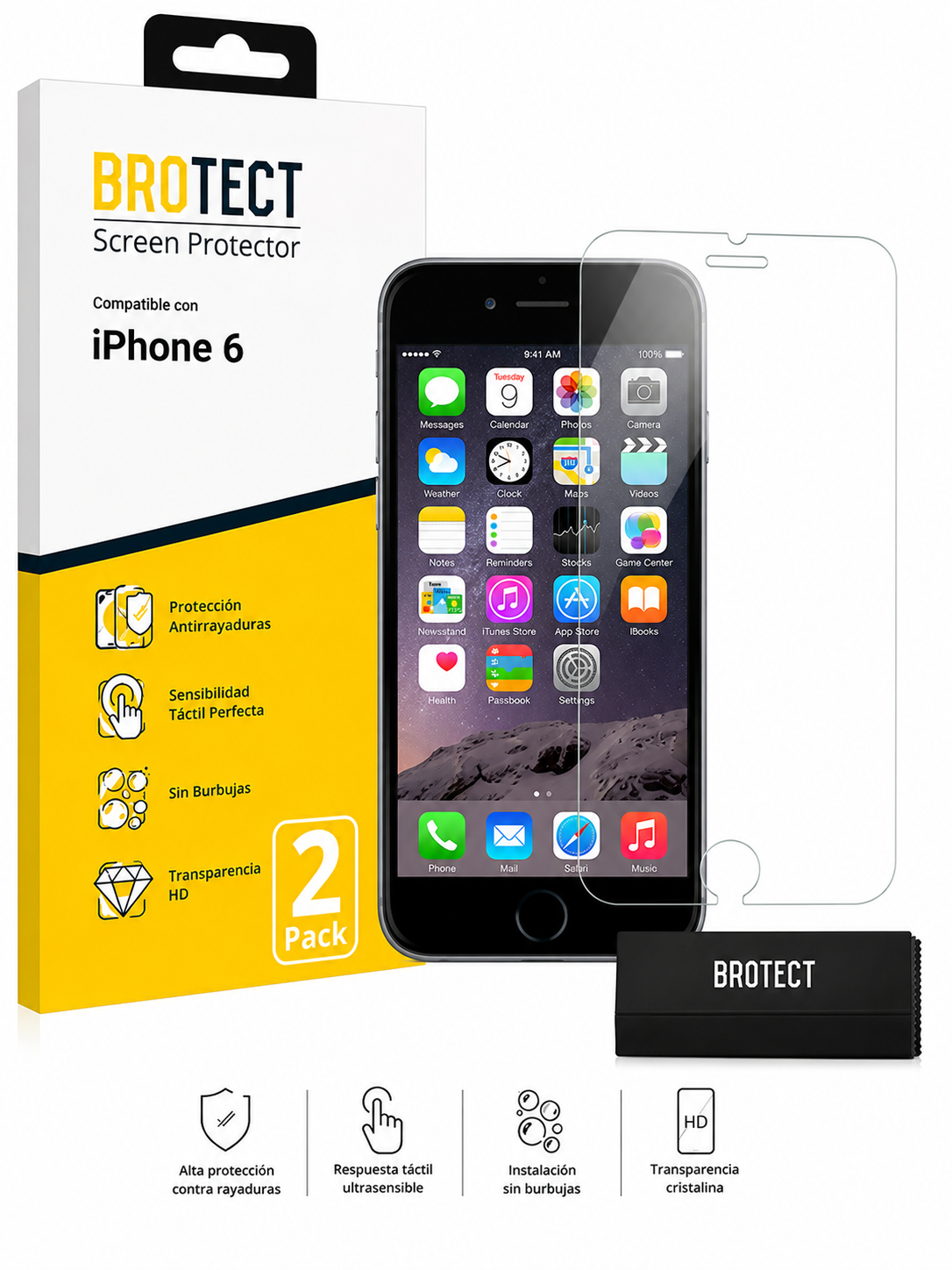 Protector de pantalla iPhone 6