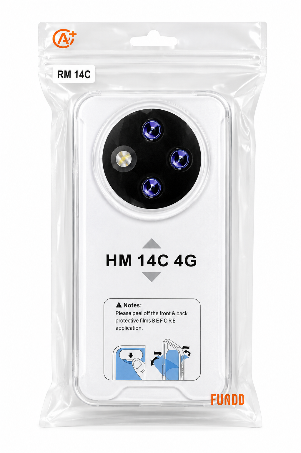 Funda Transparente para Xiaomi Redmi 14C 4G