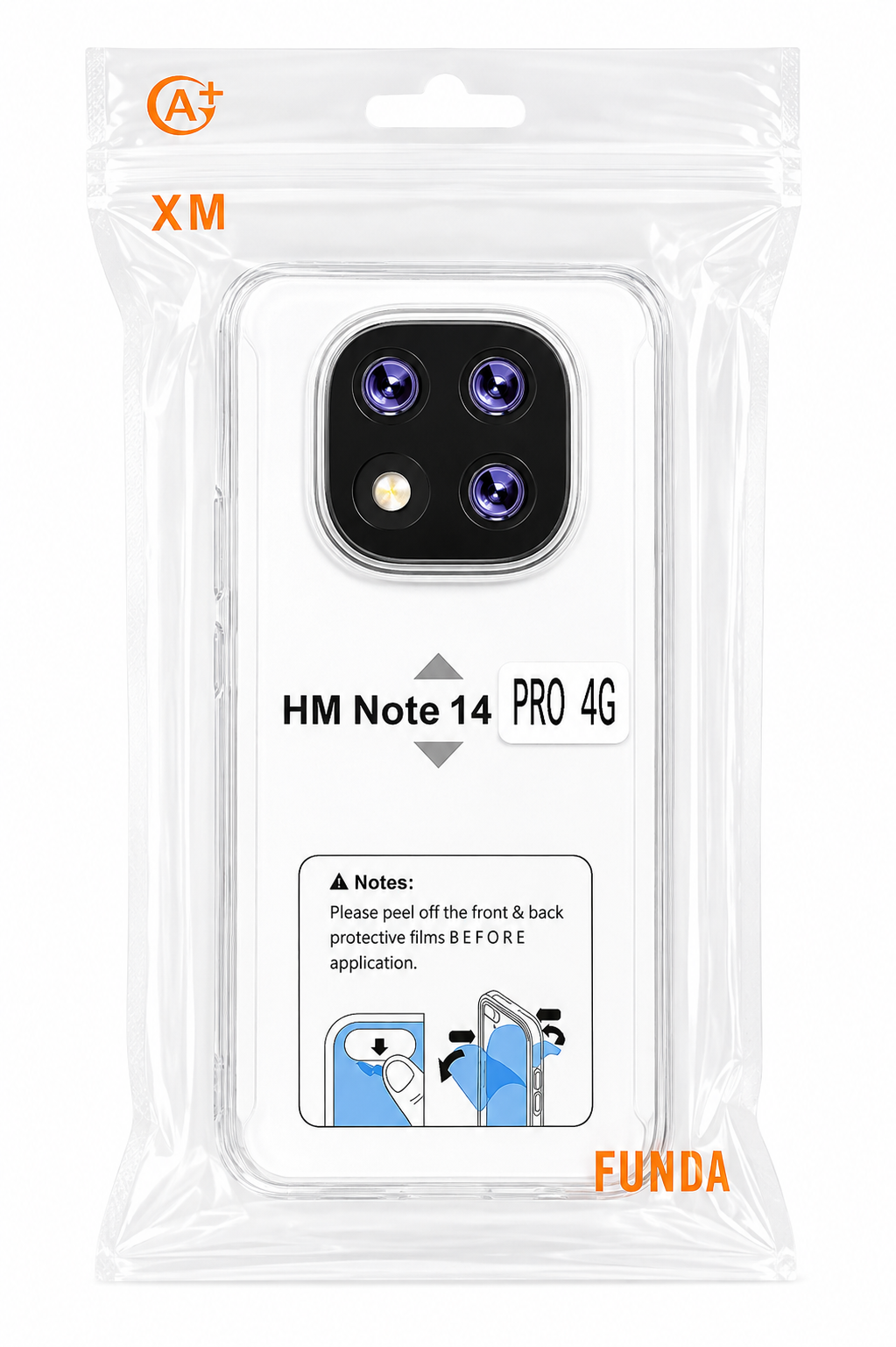 Funda Transparente para Xiaomi Redmi Note 14 Pro 4G
