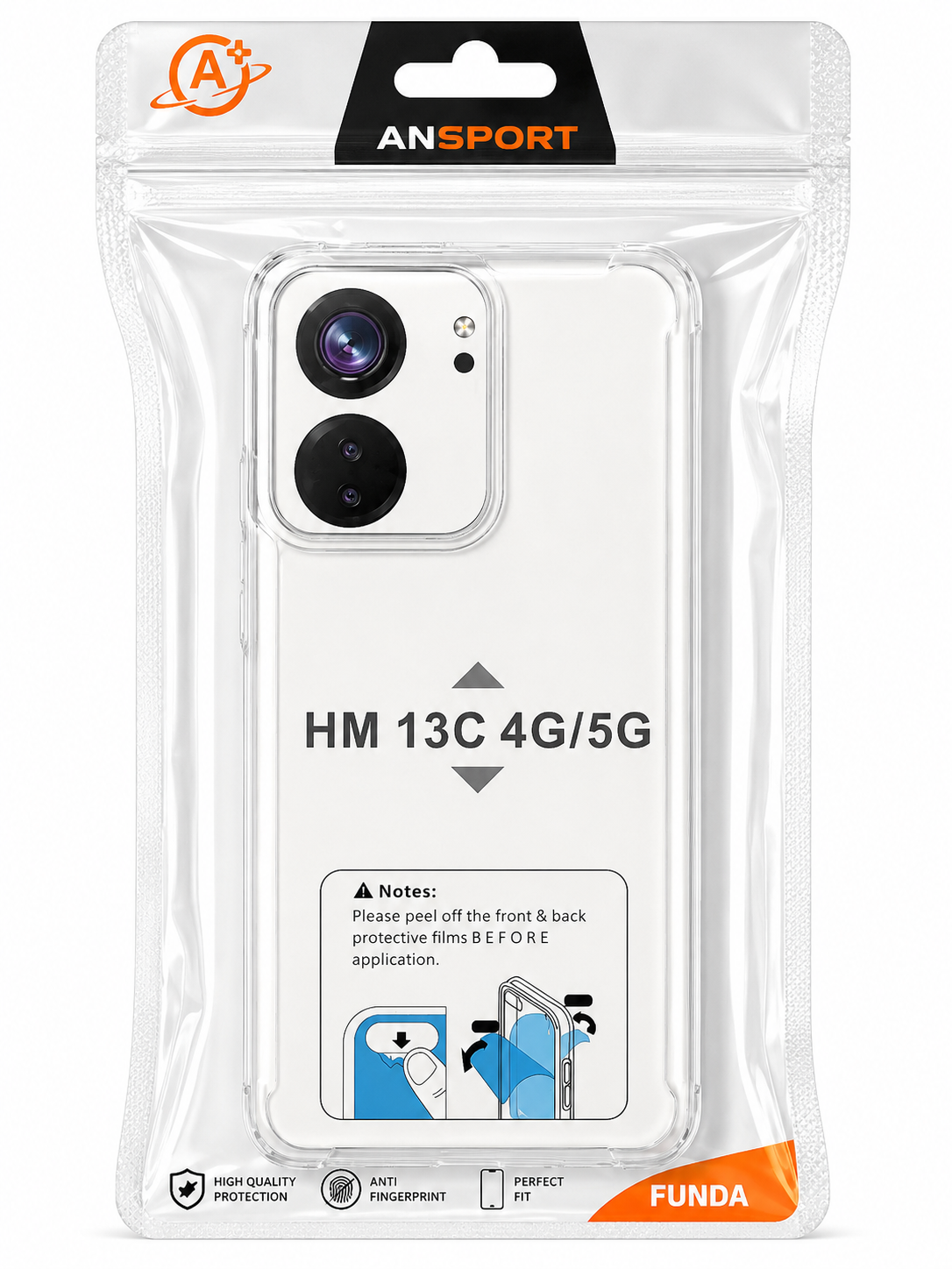 Funda Transparente Protectora para Xiaomi Redmi 13C 4G / 5G