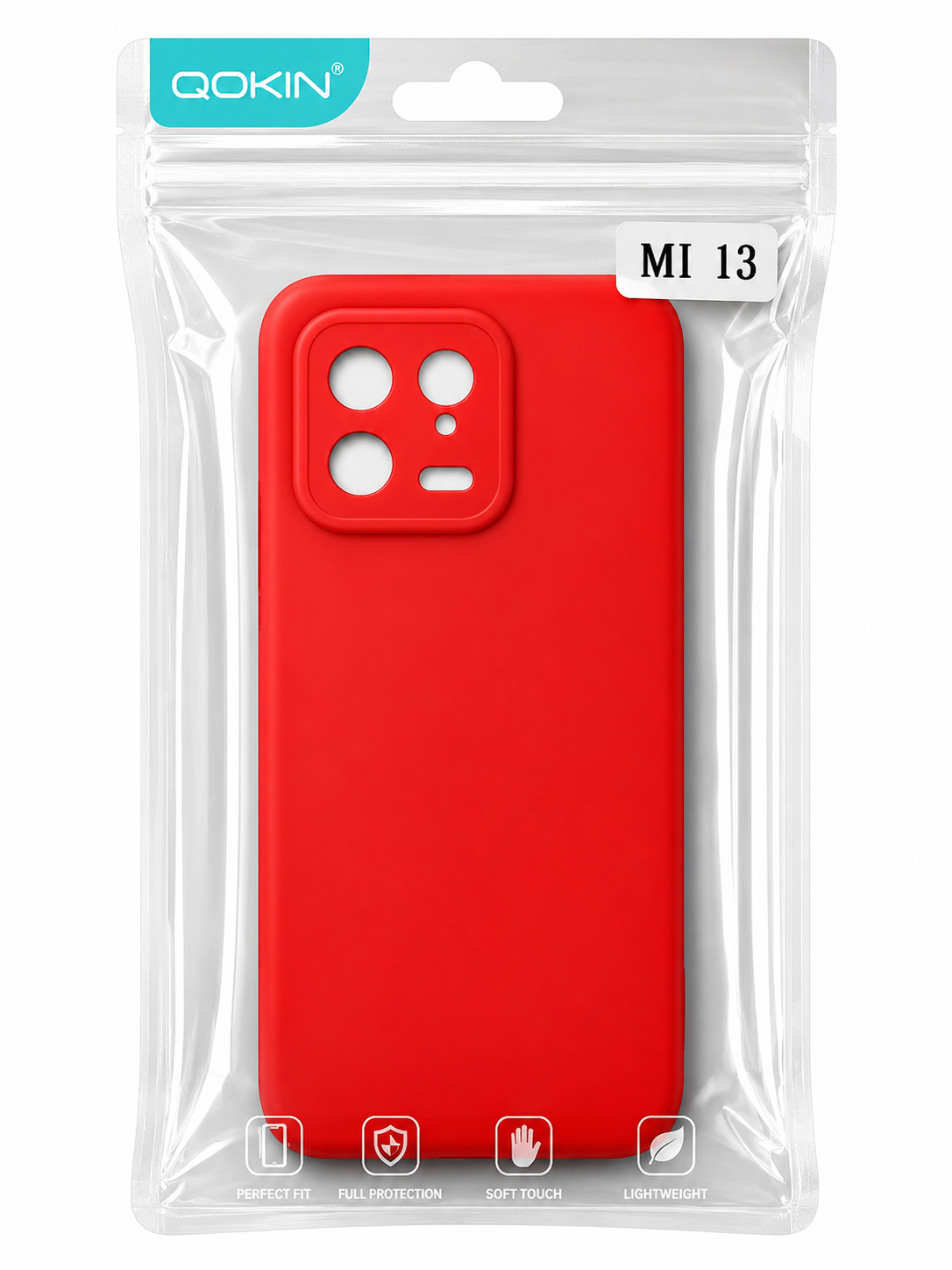 Funda Protectora Soft Touch para Xiaomi 13 – Roja
