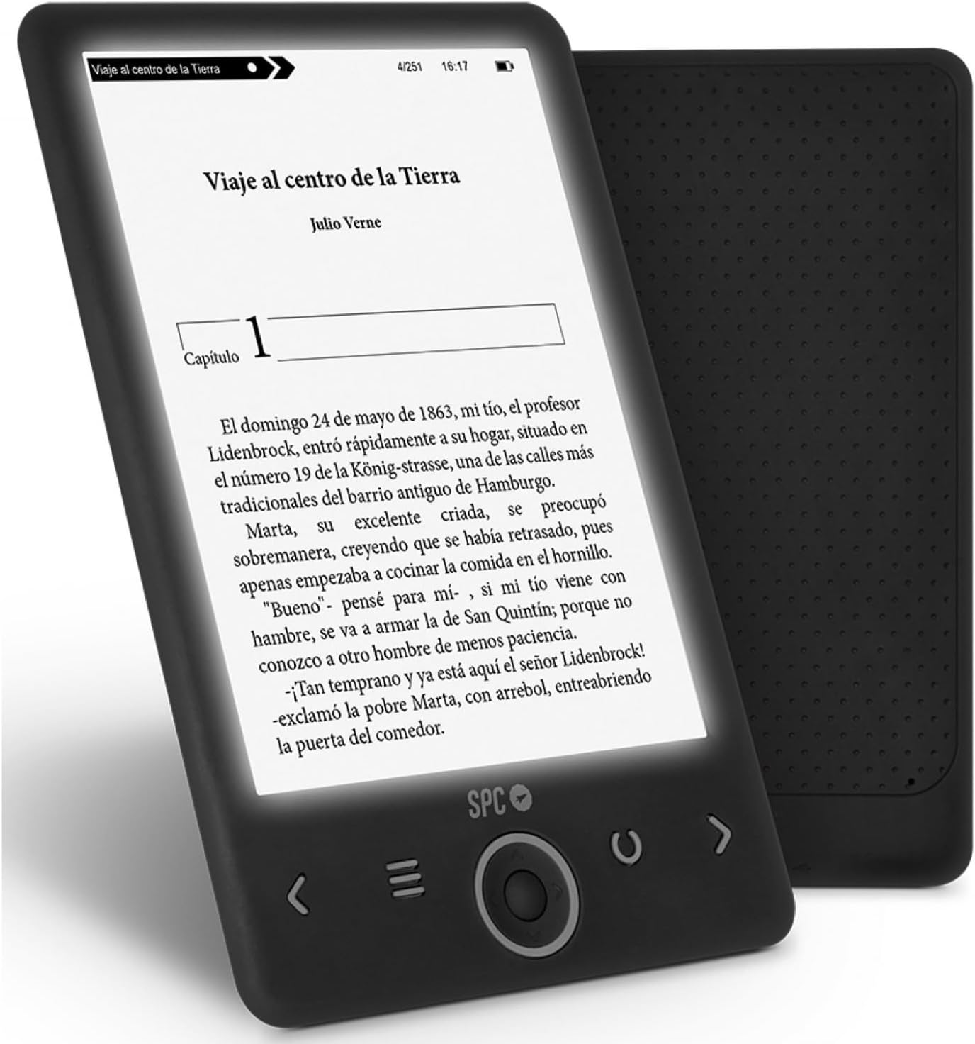 SPC LIBRO ELECTRONICO 6  EBOOK DICKENS 2 5613N NEGRO Tinta electrónica