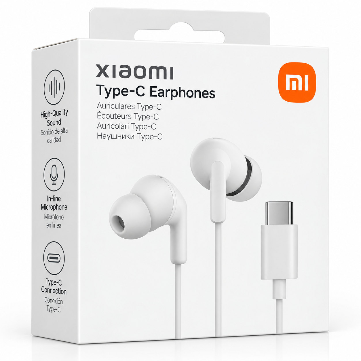 Auriculares Xiaomi Type-C con Cable y Micrófono Integrado