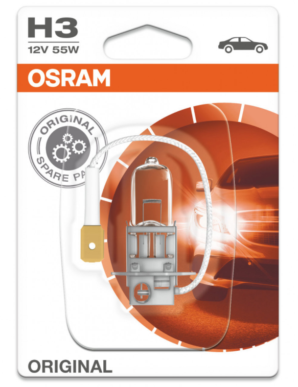 Bombilla halógena OSRAM ORIGINAL LINE 12V H3 55W