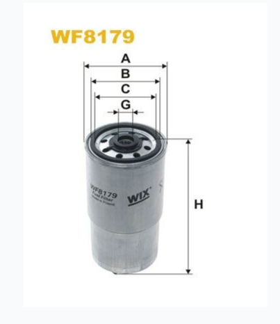 WIX FILTERS WF8179 Filtro combustible