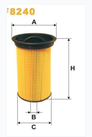 WIX FILTERS WF8240 Filtro combustible para BMW Serie 3
