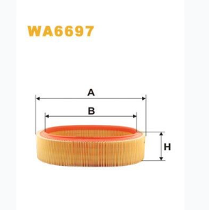 WIX FILTERS WA6697 Filtro de aire