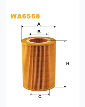 WIX FILTERS WA6568 Filtro de aire para SMART CABRIO, CITY-COUPE, FORTWO